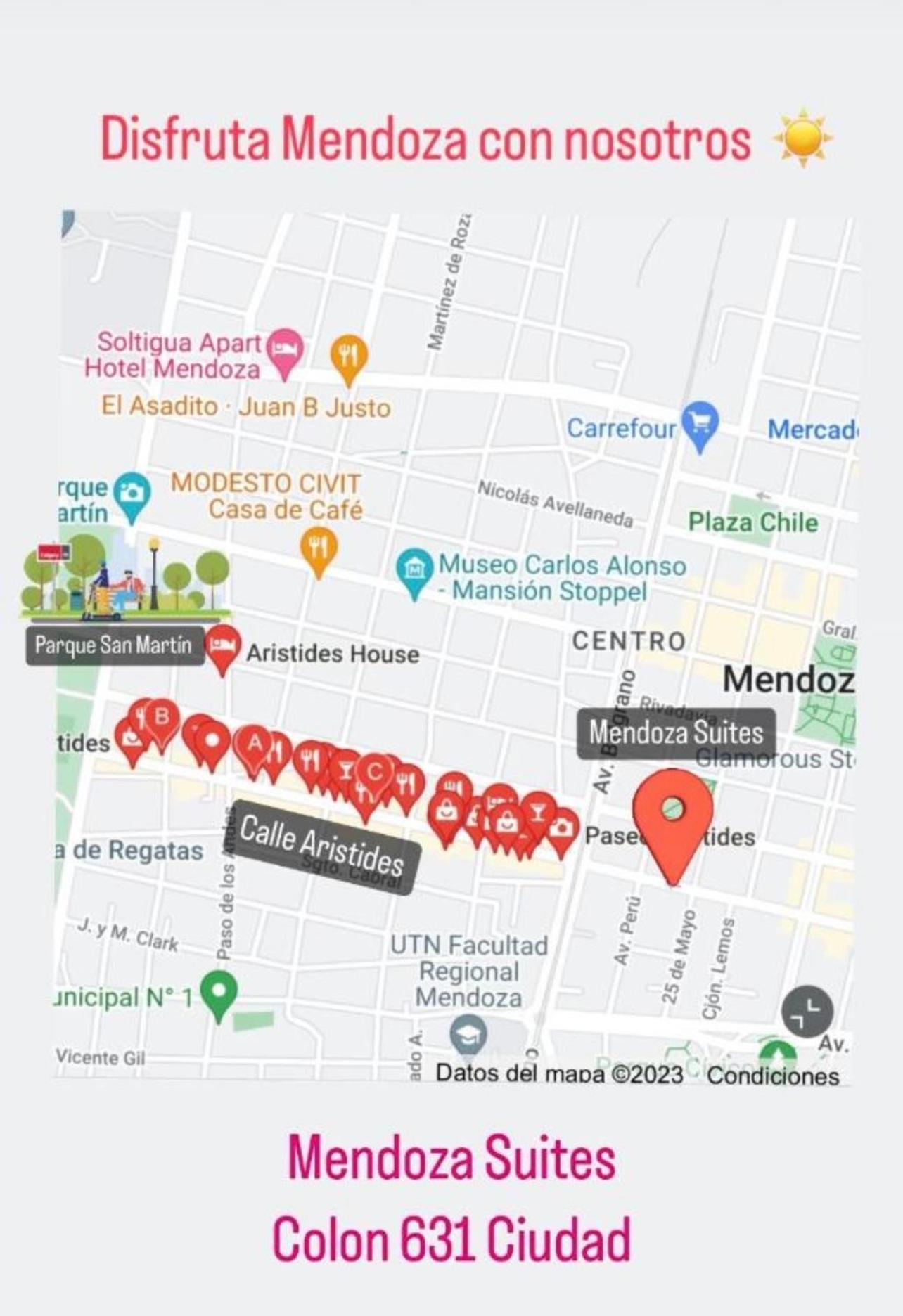 Mendoza Suites 3 -Parking Disponible- 외부 사진